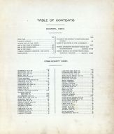 Table of Contents, Cass County 1914